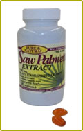 Saw Palmetto 160 mg softgels (85-95% standardized extract) bottle of 180